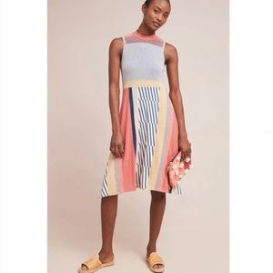 Maeve Anthropologie Cleary Midi Dress Size M